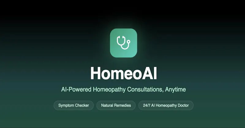 HomeoAI screenshot 2