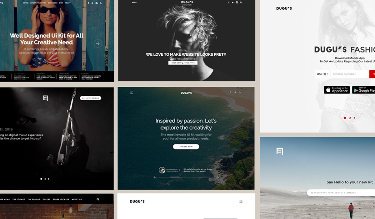 DUGU'S Web Ui Kit gallery image