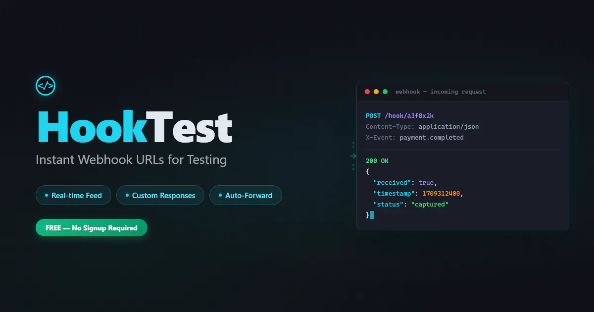 HookTest 제품 배너