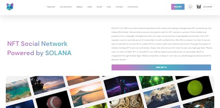 SolKitty NFT Social Network on Solana gallery image