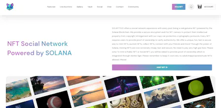 SolKitty NFT Social Network on Solana gallery image
