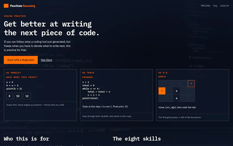 FlowState Reasoning screenshot 2