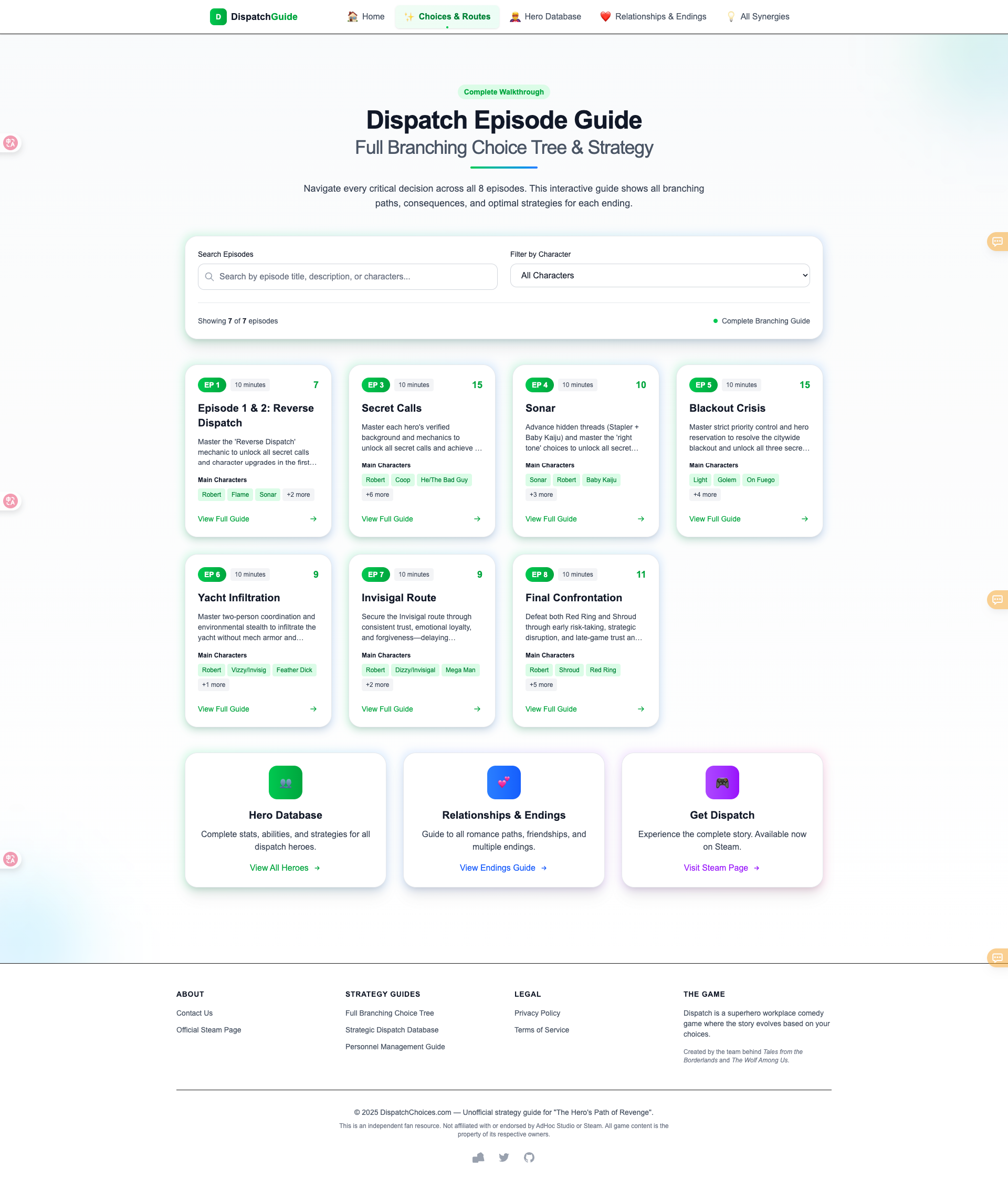 Dispatch Choice - Main product screenshot demonstrating key features and user interface