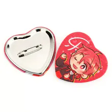 Custom Star Tinplate Pin Button gallery image