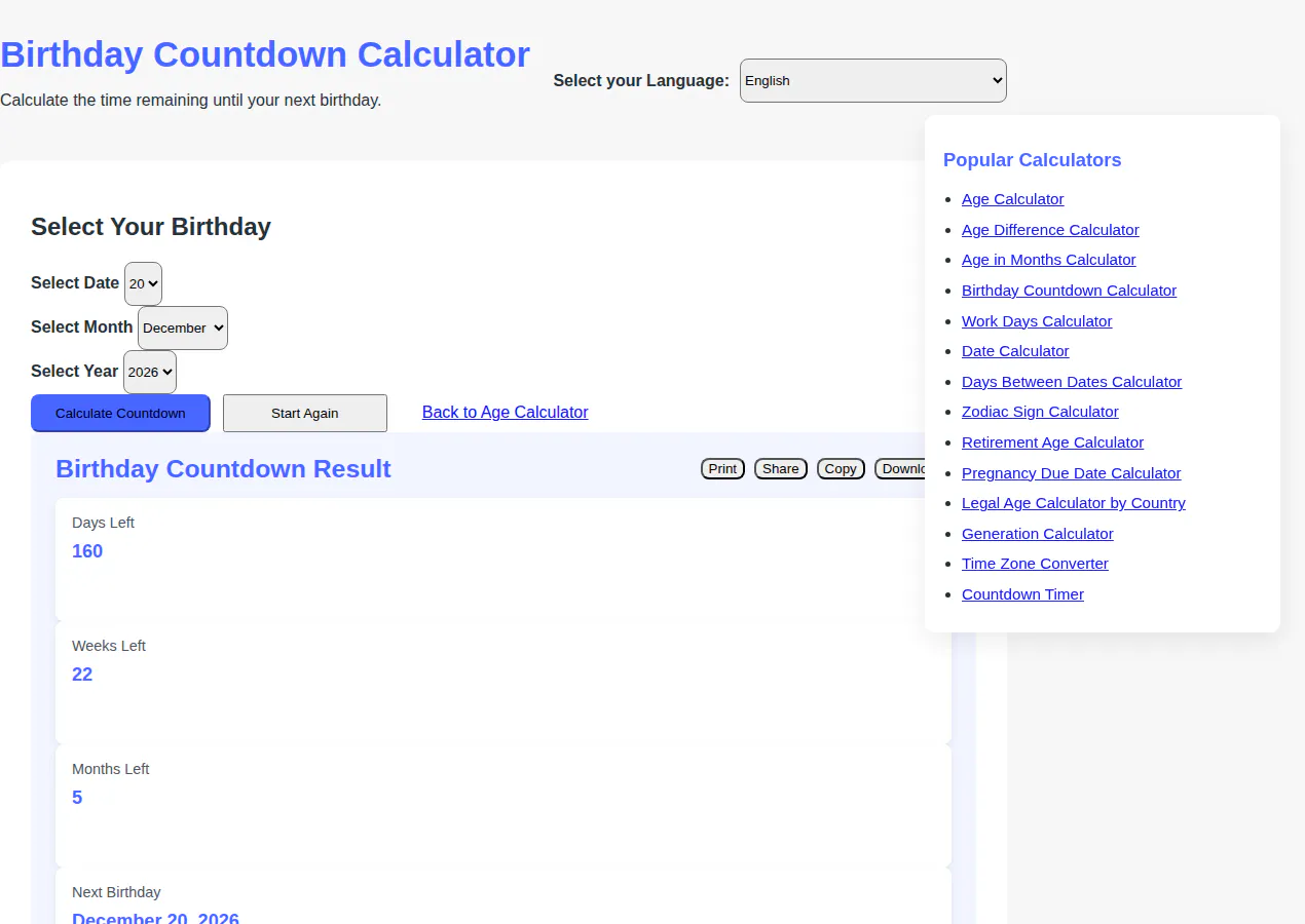 AgeCalculator.live gallery image