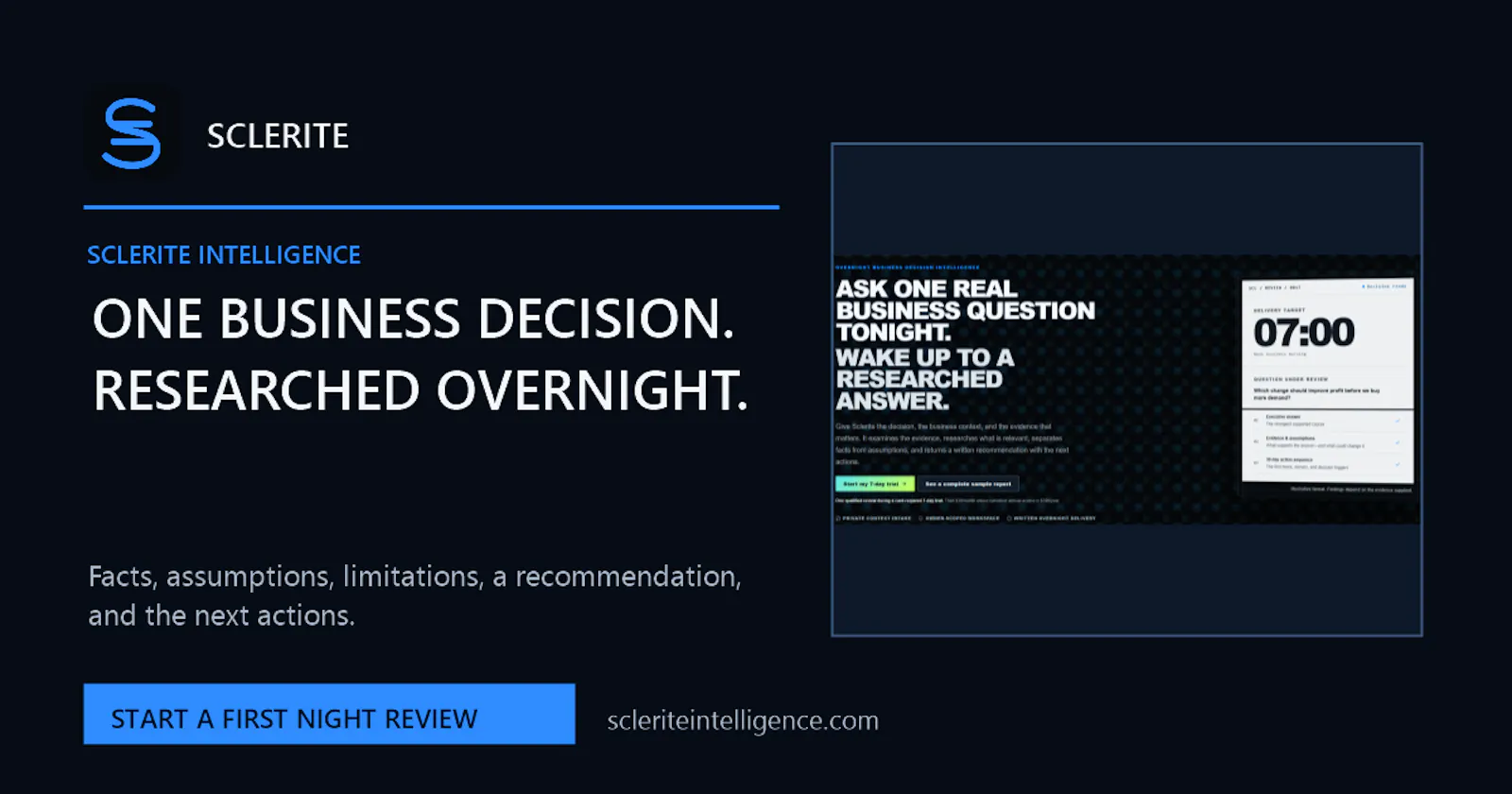 Sclerite Intelligence screenshot 2