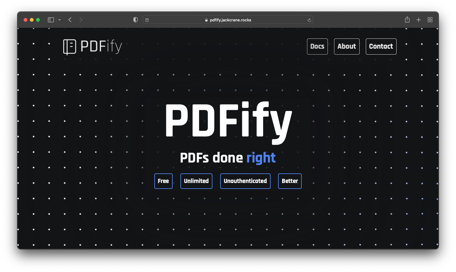 Pdfify - PDFS для разработчиков медиа 1