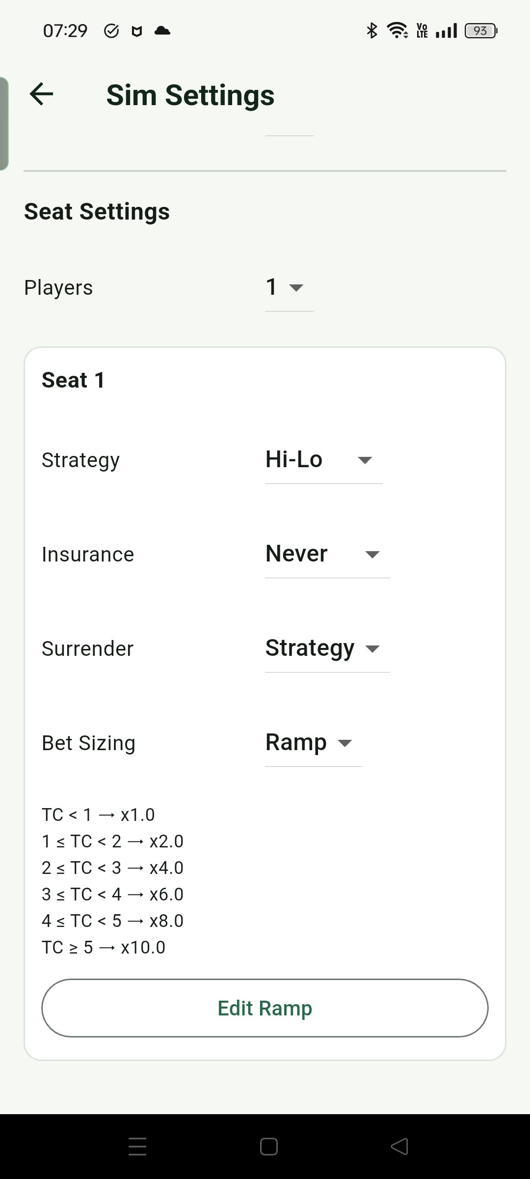 Blackjack Card Counting Trainer gallery image