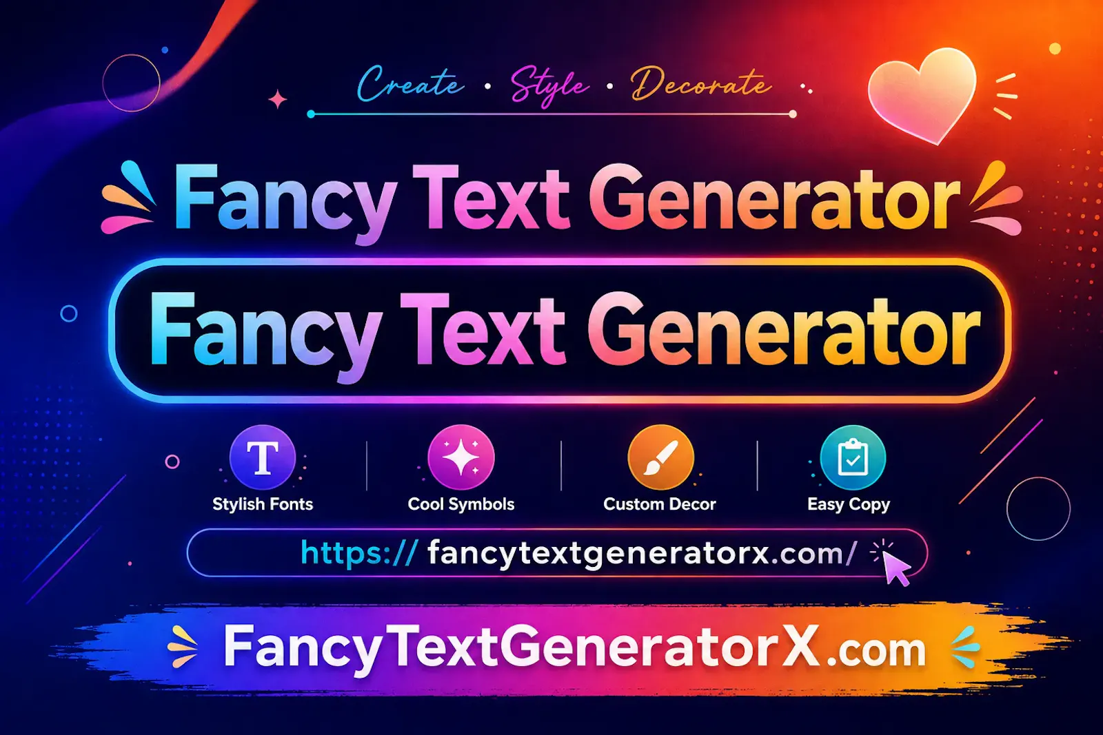 Fancy Text Generator X screenshot 1