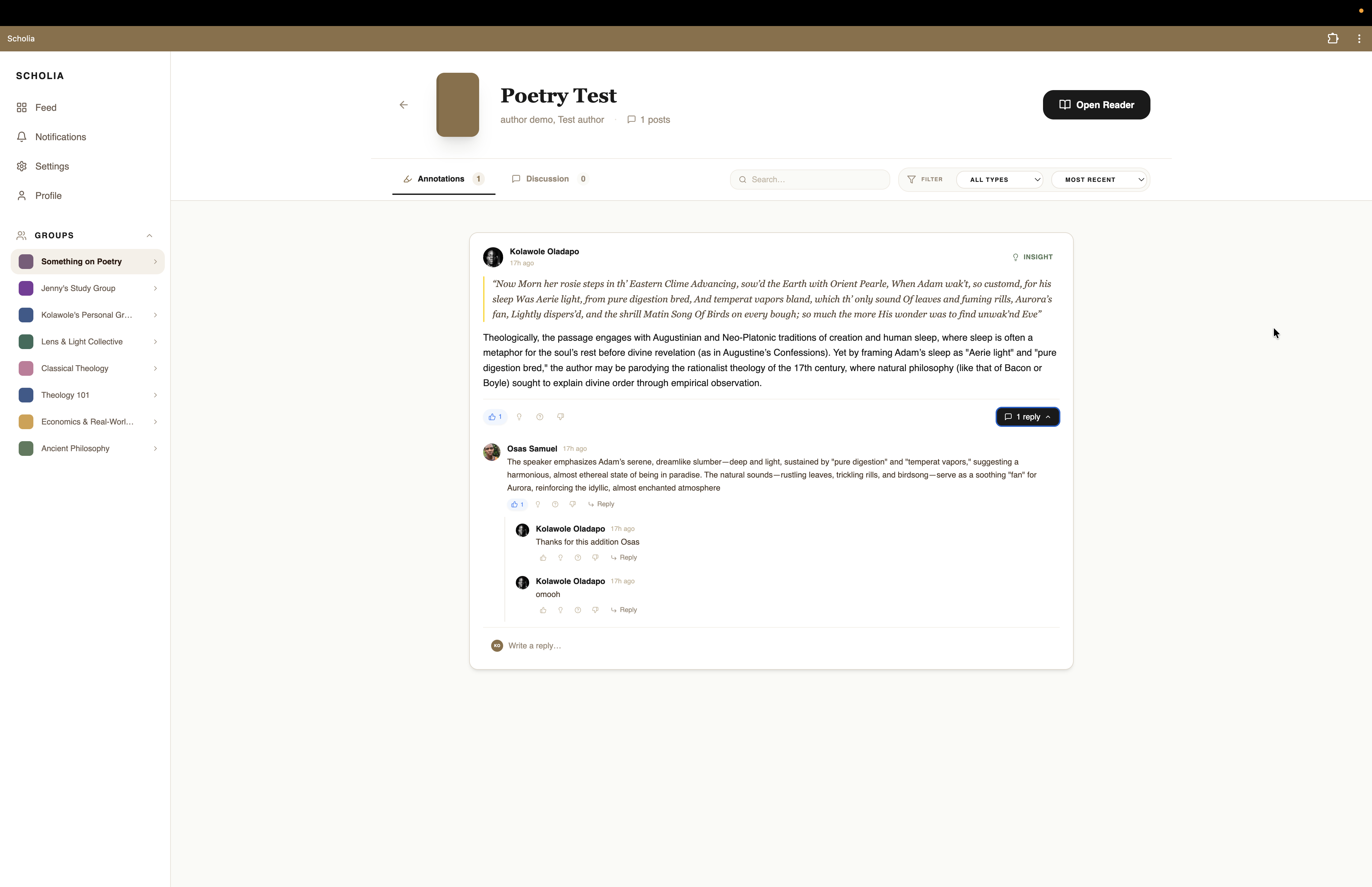 Scholia gallery image