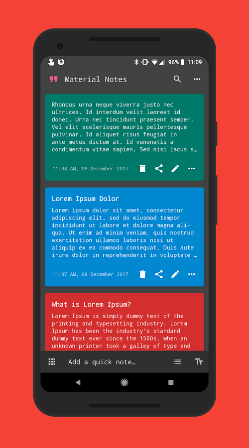 Material Notes Image
