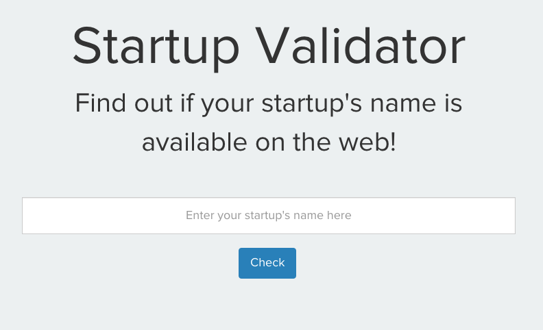 Startup Validator Image