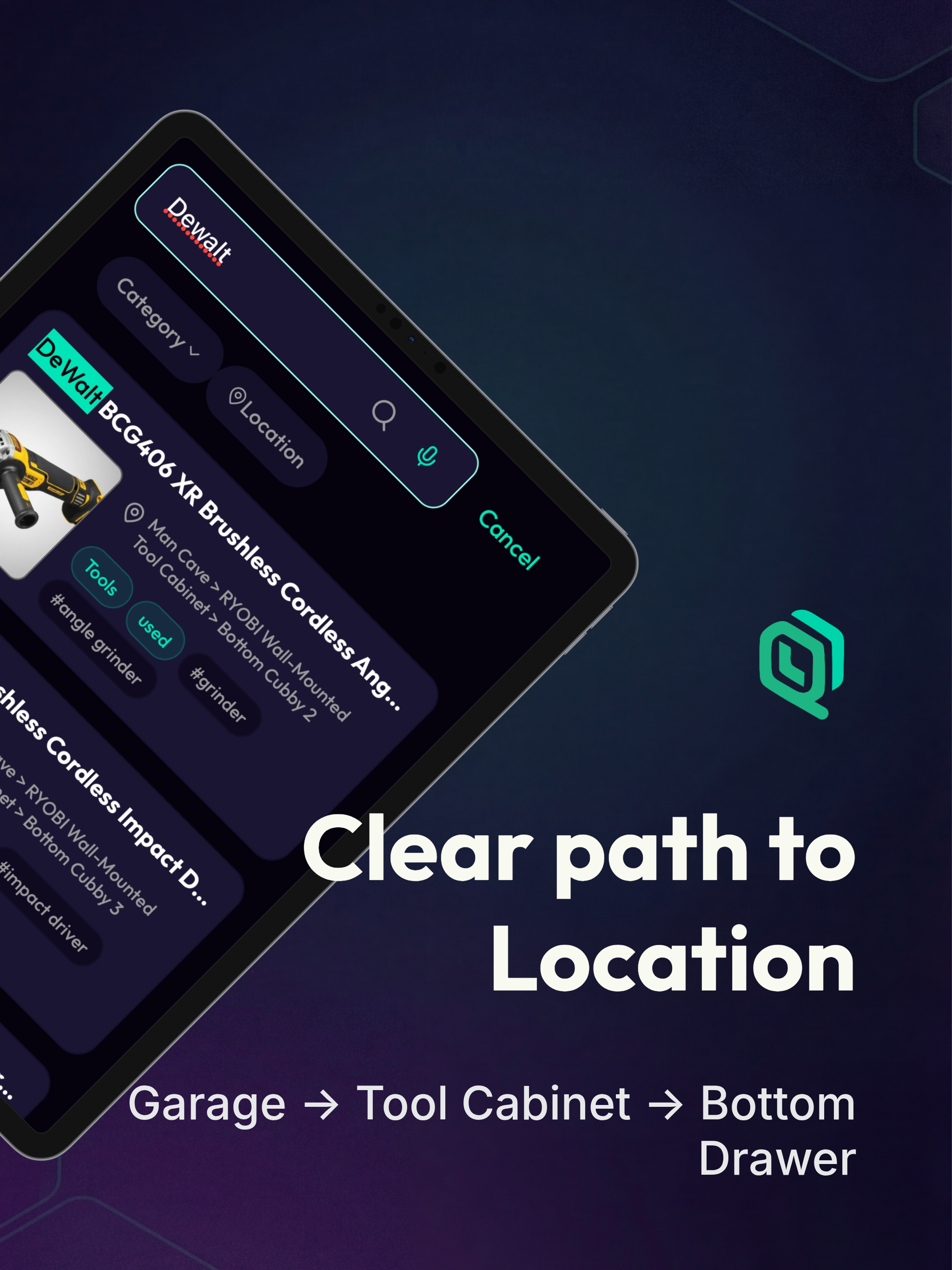 Squared Away - Screenshot 2 showing product features and functionality