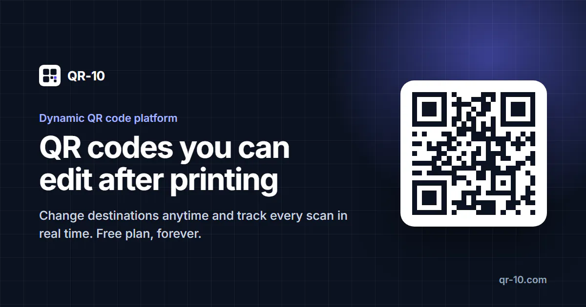 QR-10 Dynamic QR Code Generator gallery image
