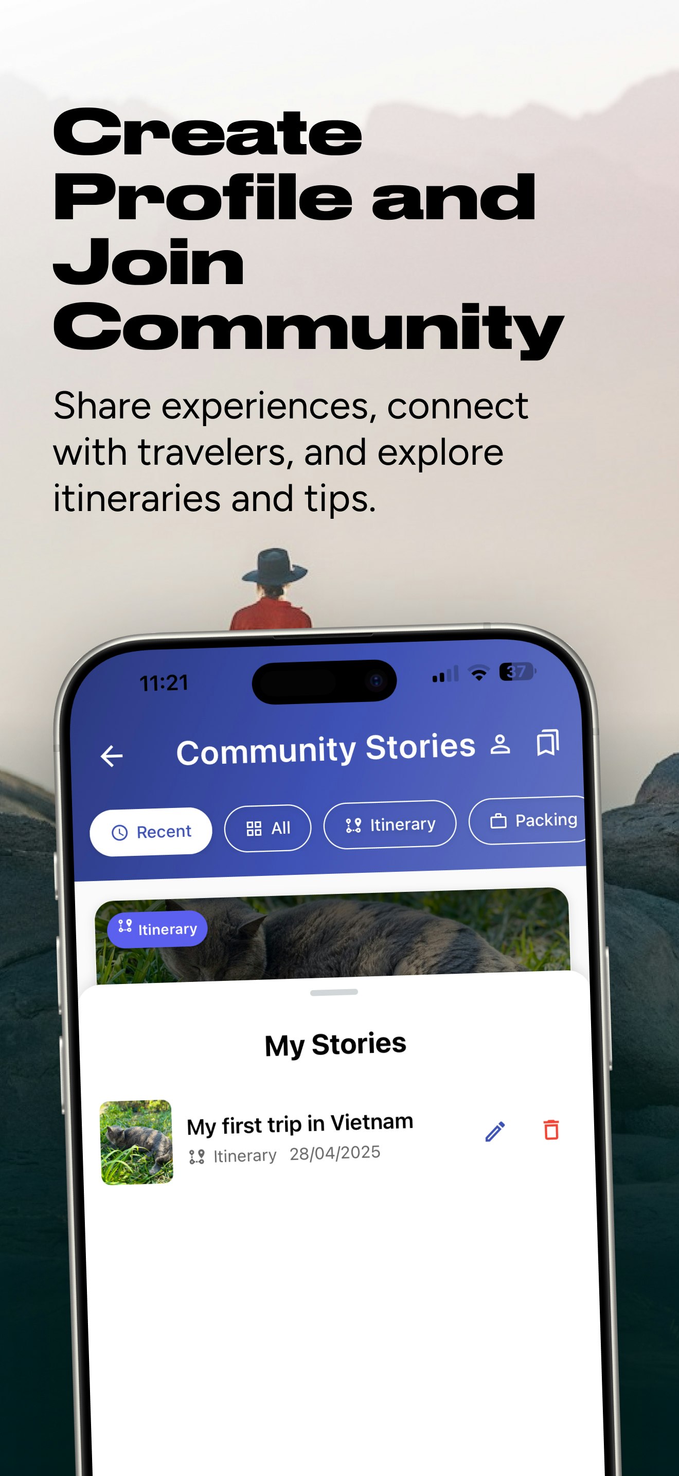 Mídia 9 de With mybag - O primeiro centro de viagem e planejador