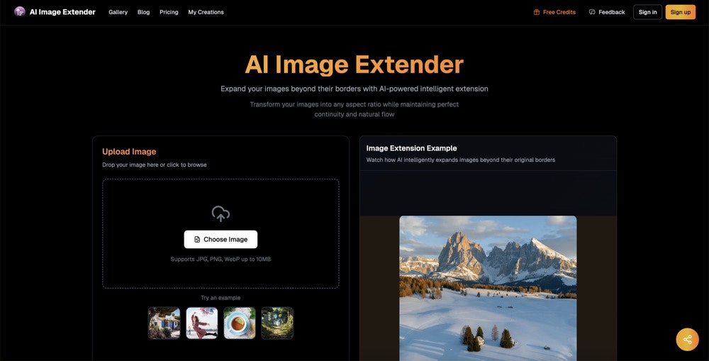 AI Image Extender gallery image