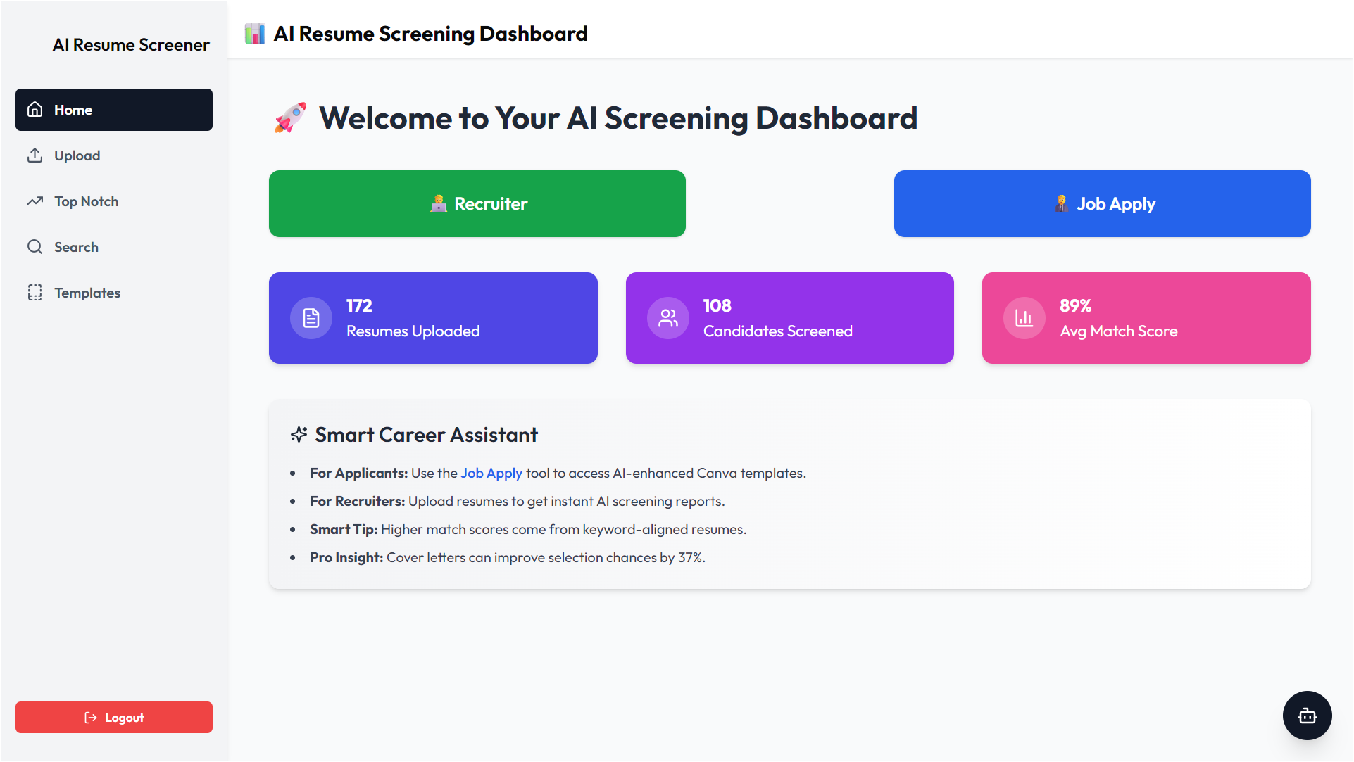 AI Powered Resume Screener logo
