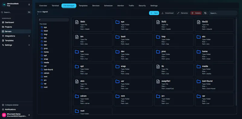 DevCloudDesk screenshot 3