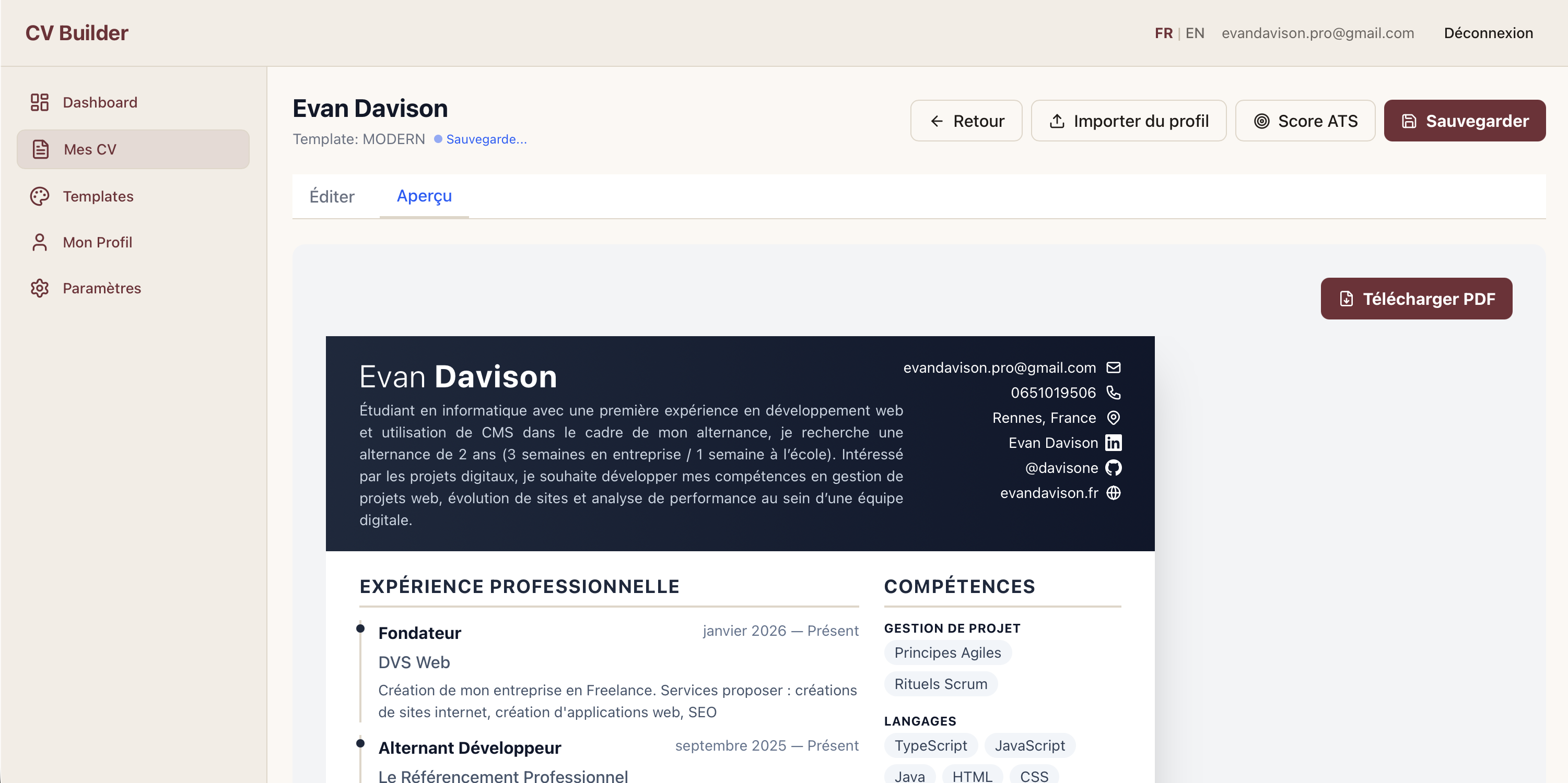 CV Builder Gratuit gallery image
