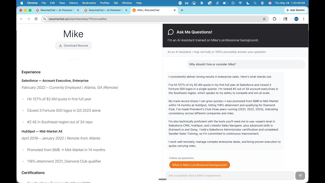 ResumeChat.ai  gallery image