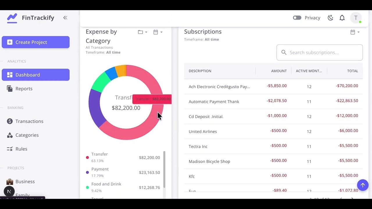 FinTrackify gallery image