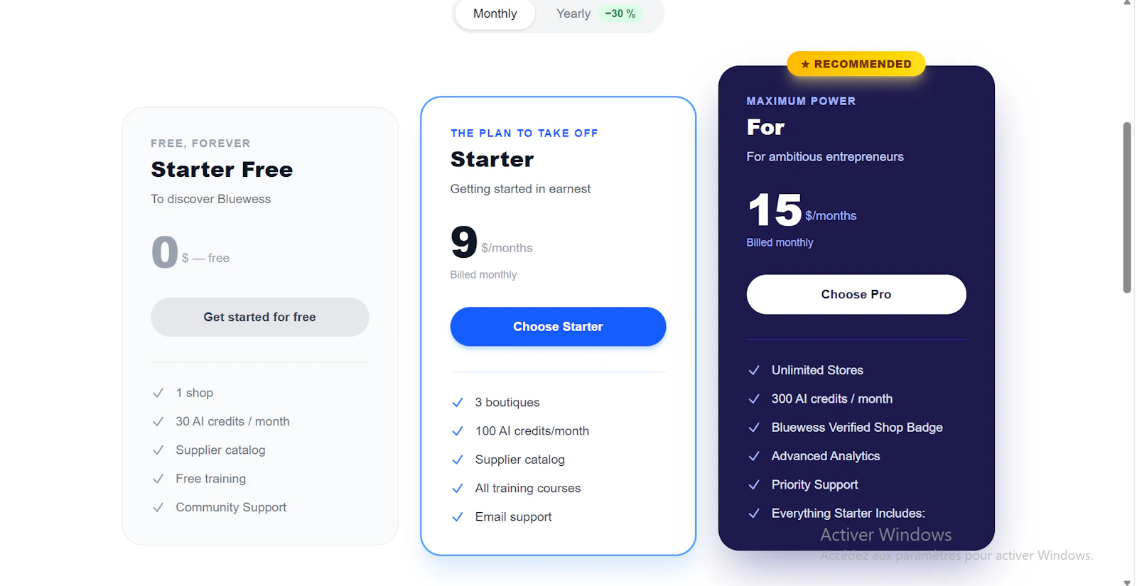 Bluewess — Marketplace screenshot 2