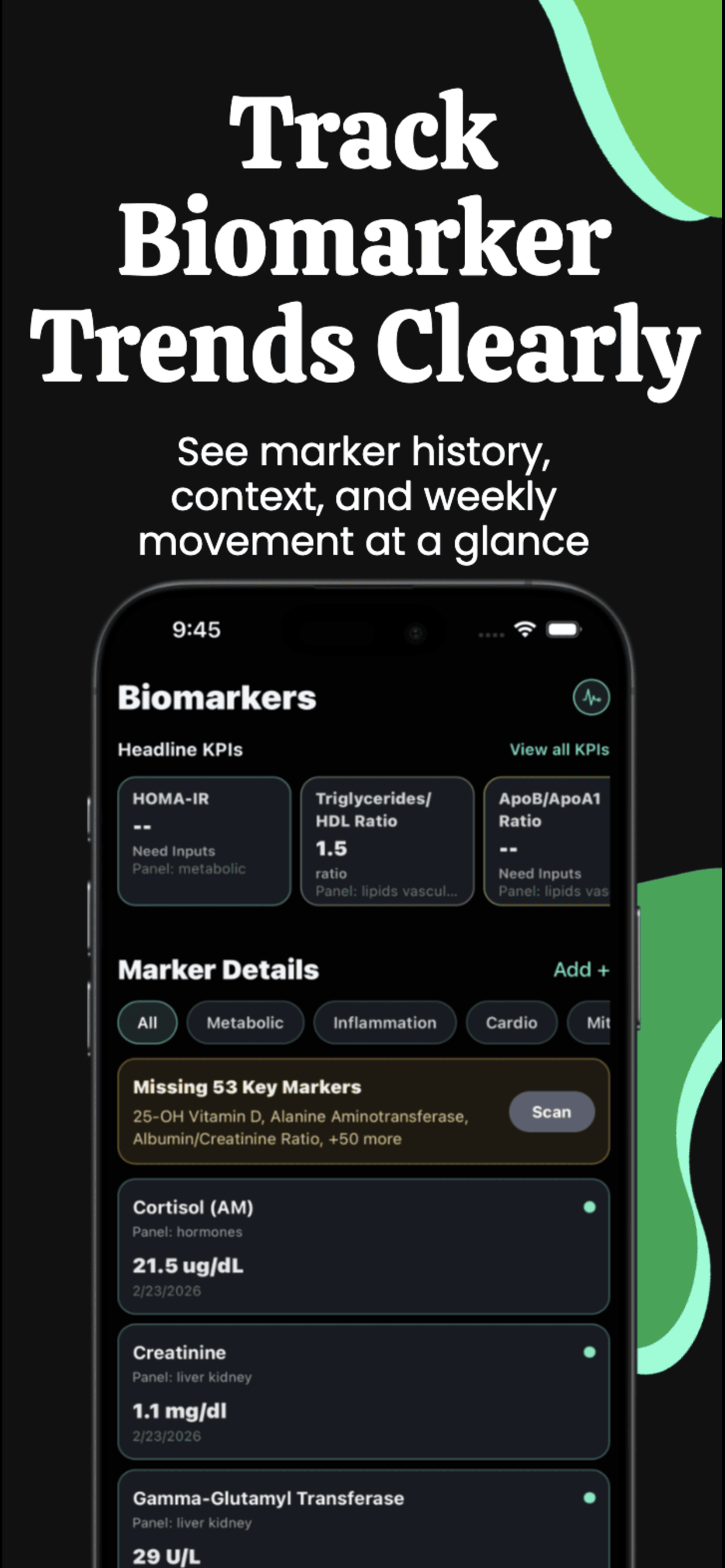 BioTrace: Longevity Tracker gallery image