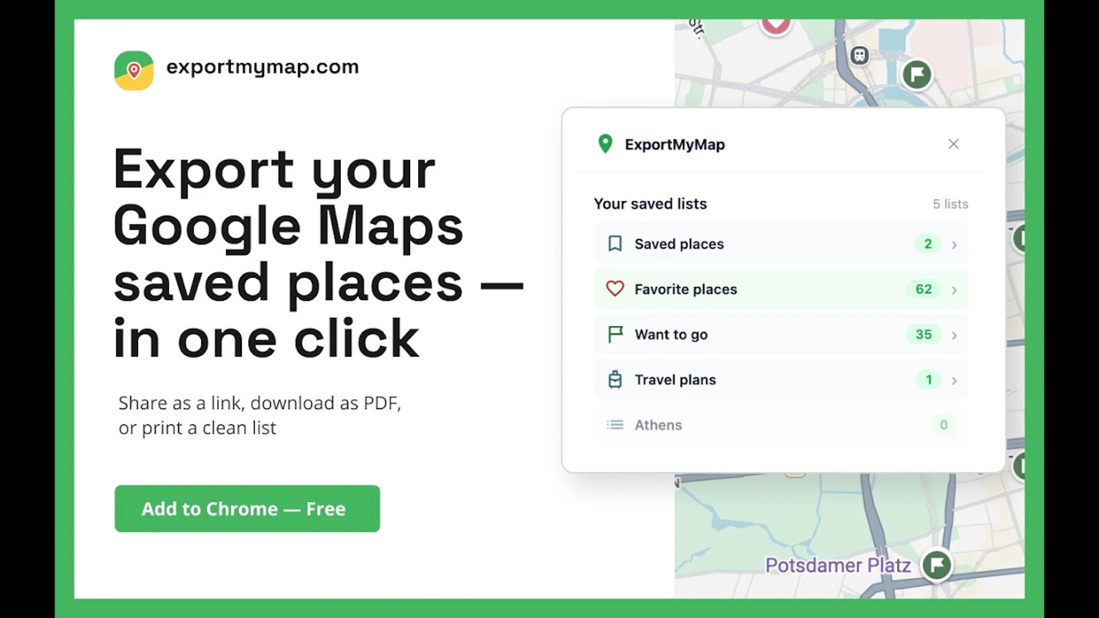 ExportMyMap screenshot 1 (video preview)