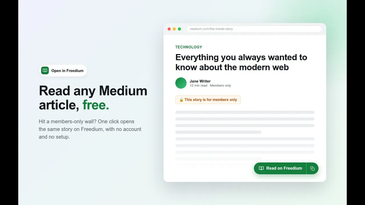 Freedium gallery image