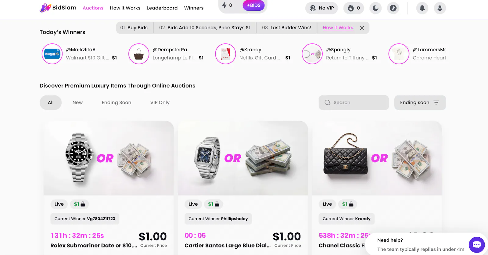 BidSlam screenshot 1
