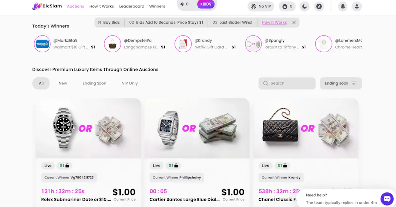 BidSlam screenshot 1