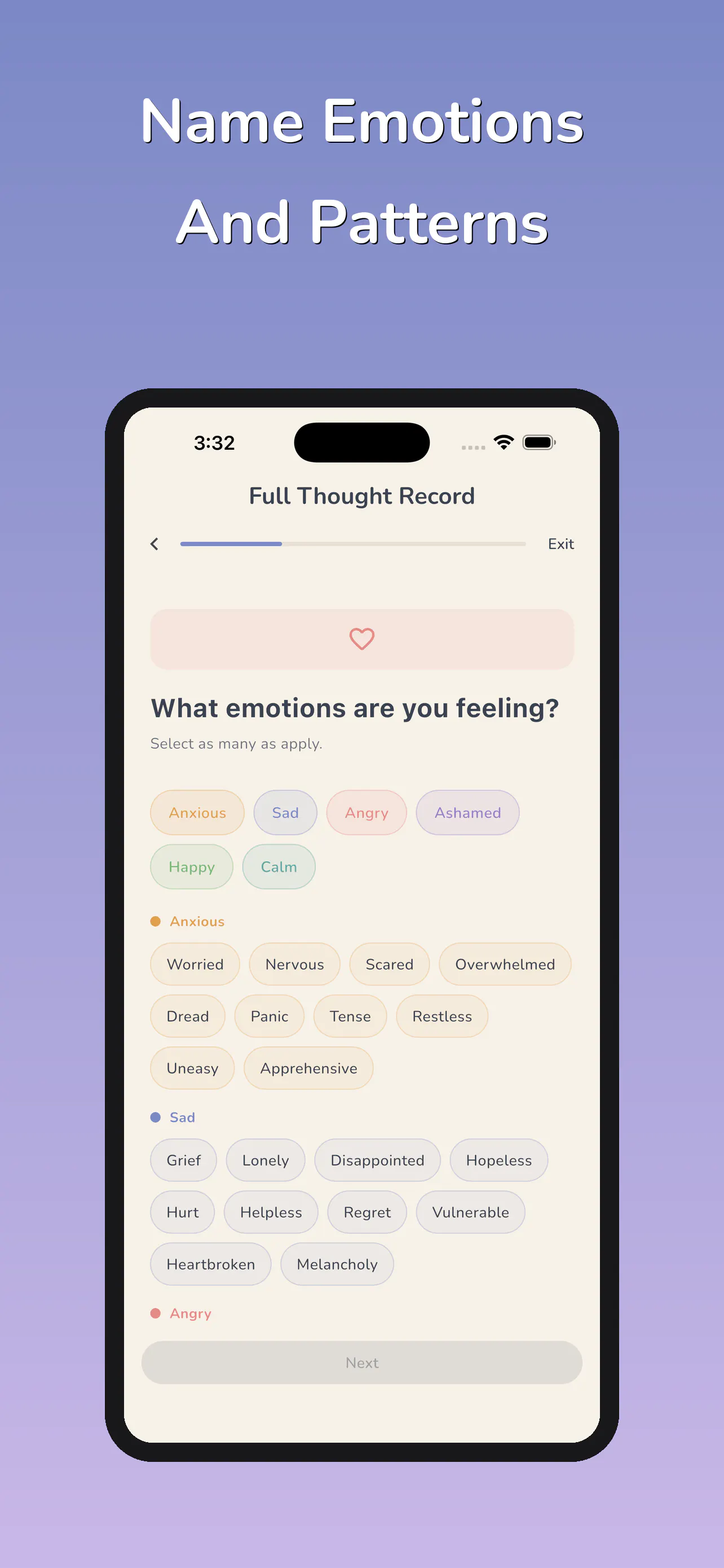 Thought Tracker CBT gallery image