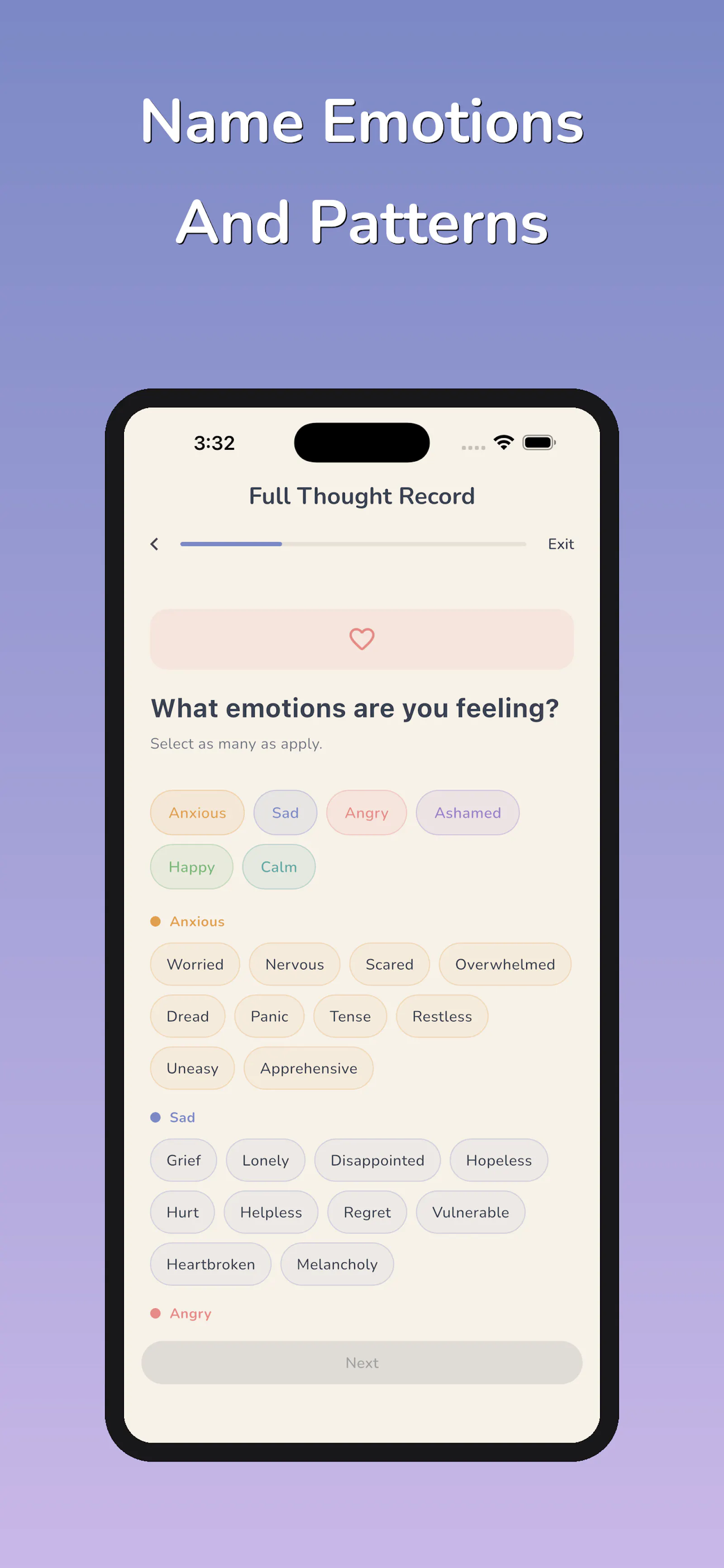 Thought Tracker CBT screenshot 6