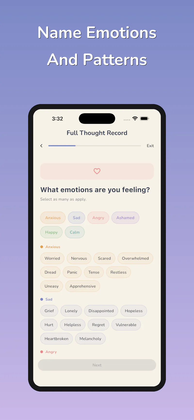 Thought Tracker CBT screenshot 6