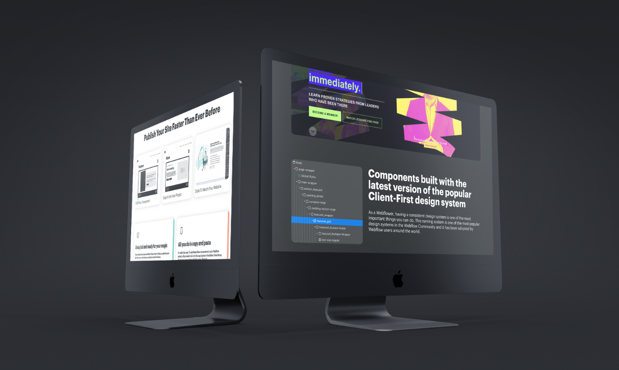 Bessere Websites - Der Weg zum NO BS, um schnell Performance -Webflow -Websites zu erstellen. Medien 1
