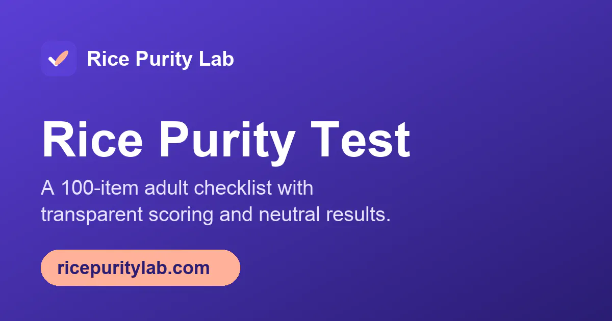 Rice Purity Lab gallery image