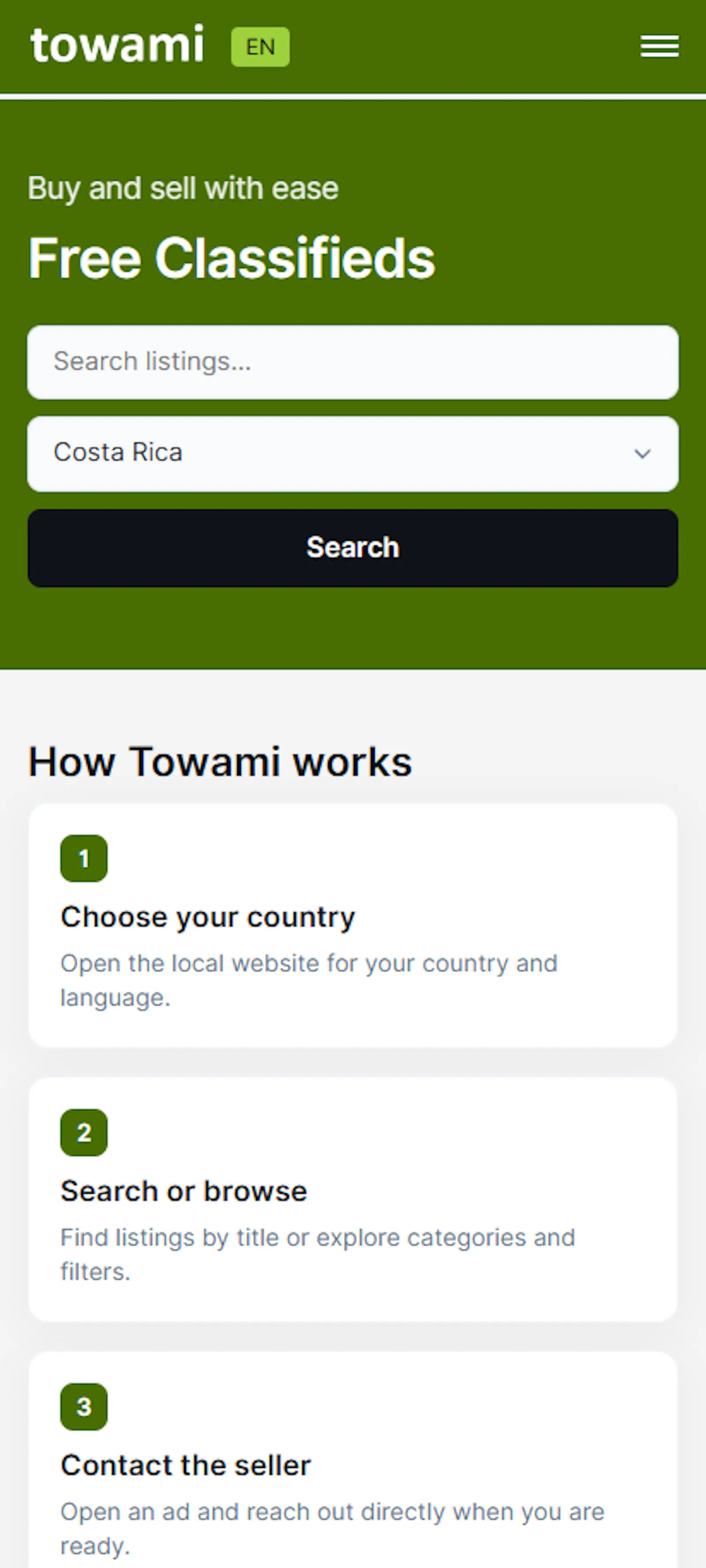 Towami screenshot 1