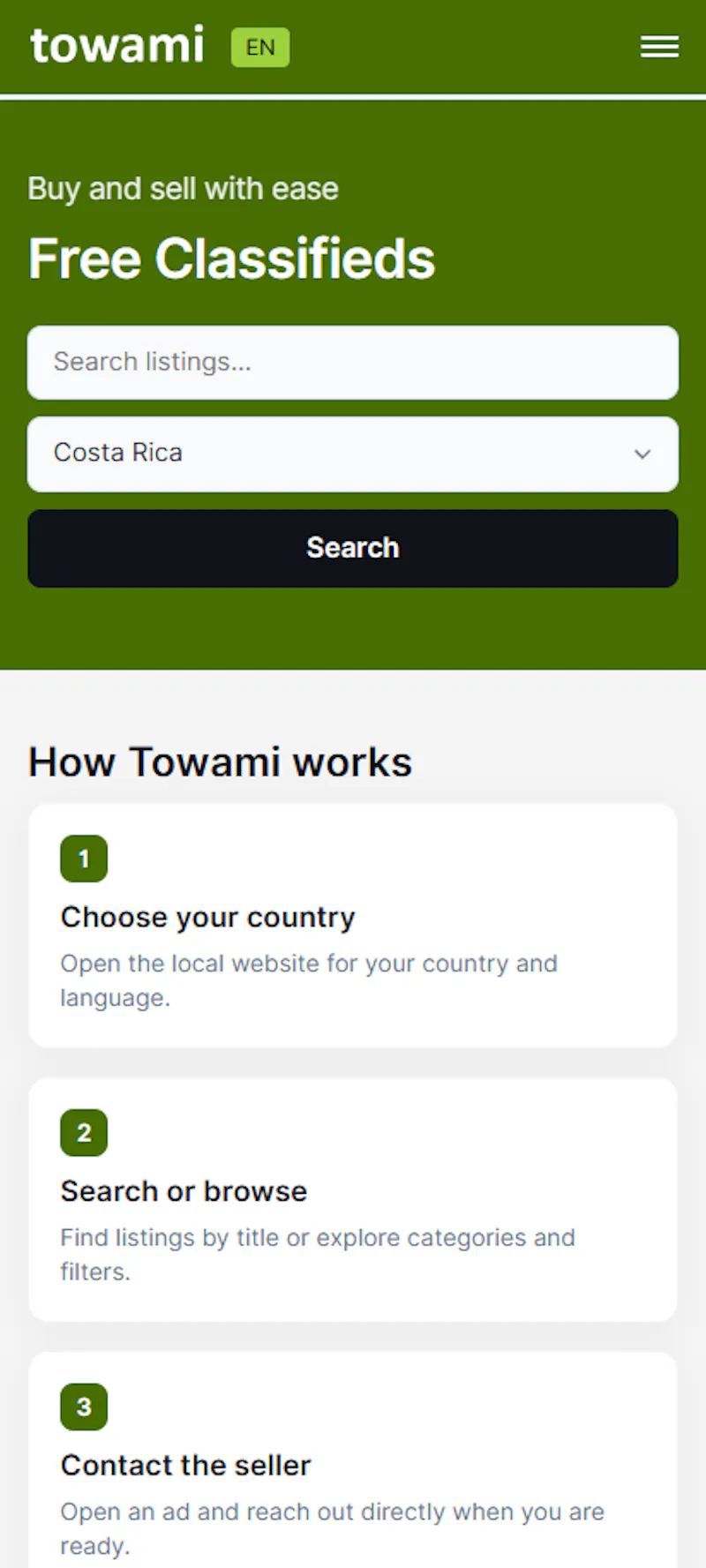 Towami screenshot 1