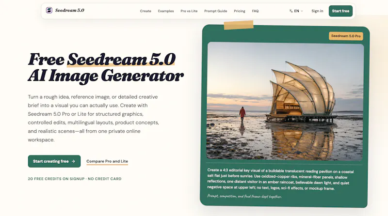 Seedream 5.0 screenshot 1