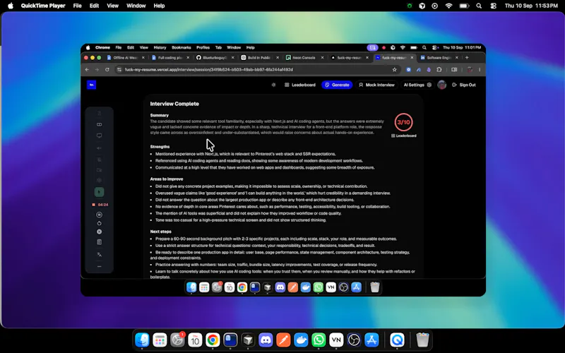 Fuck My Resume screenshot 4