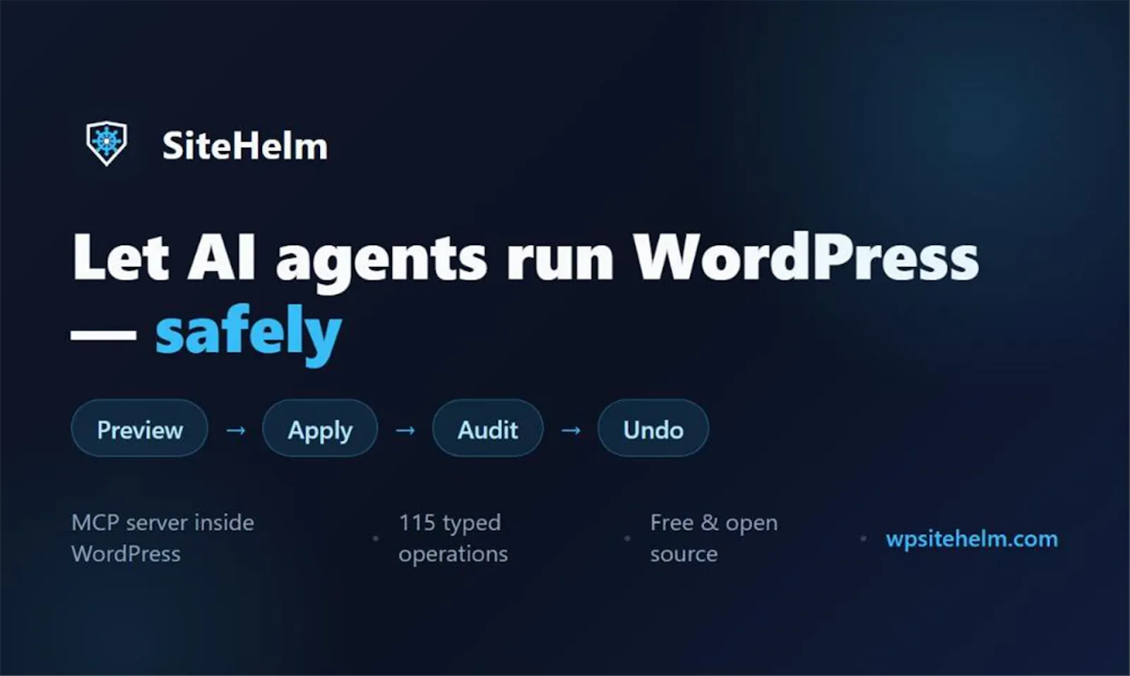 SiteHelm screenshot 1