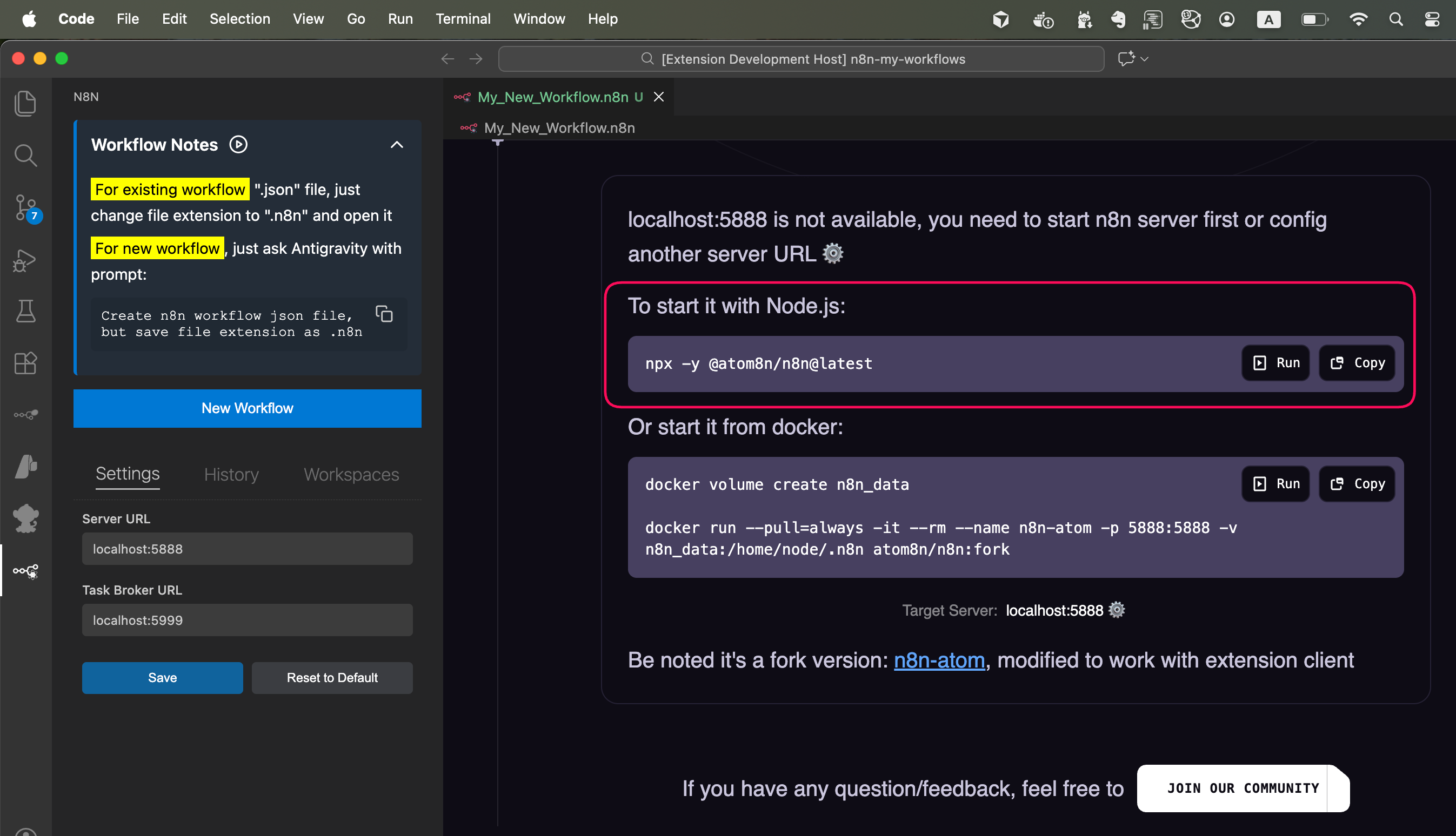 n8n Atom - Screenshot 3 showing product features and functionality
