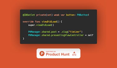 Product Hunt badge for iOS (Unofficial) gallery image