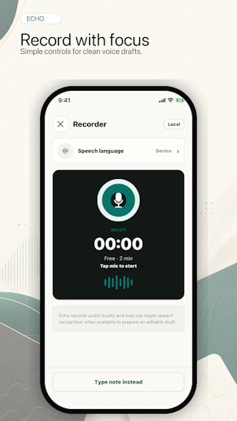Echo: Voice Notes & AI Tasks screenshot 2