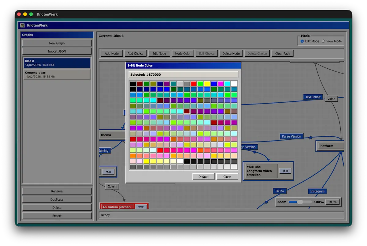 KnotenWerk - Screenshot 2 showing product features and functionality