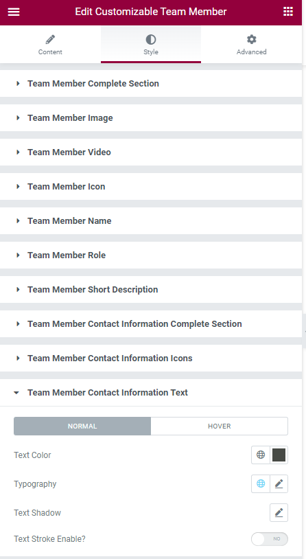 Media Tùy chỉnh thành viên nhóm Elementor addon - Thêm video cho thành viên nhóm và loại bố cục khác nhau. 20