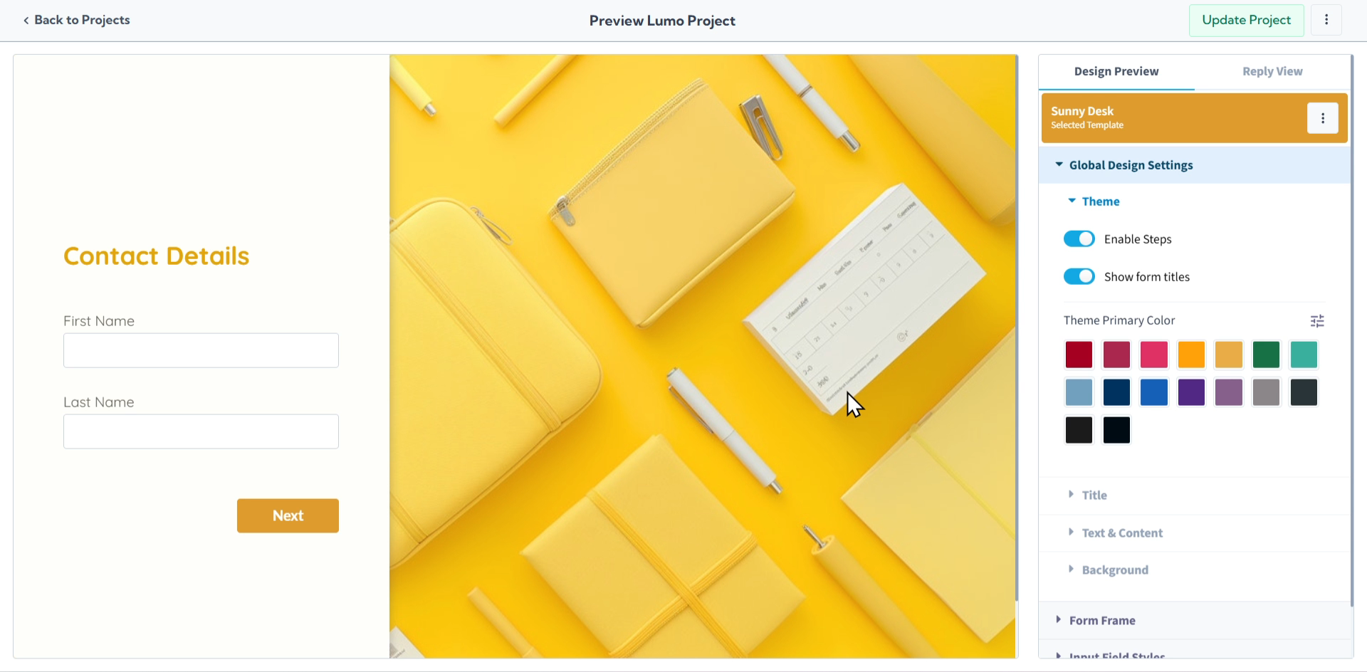 Lumopages - Gratis online formulierbouwer media 2