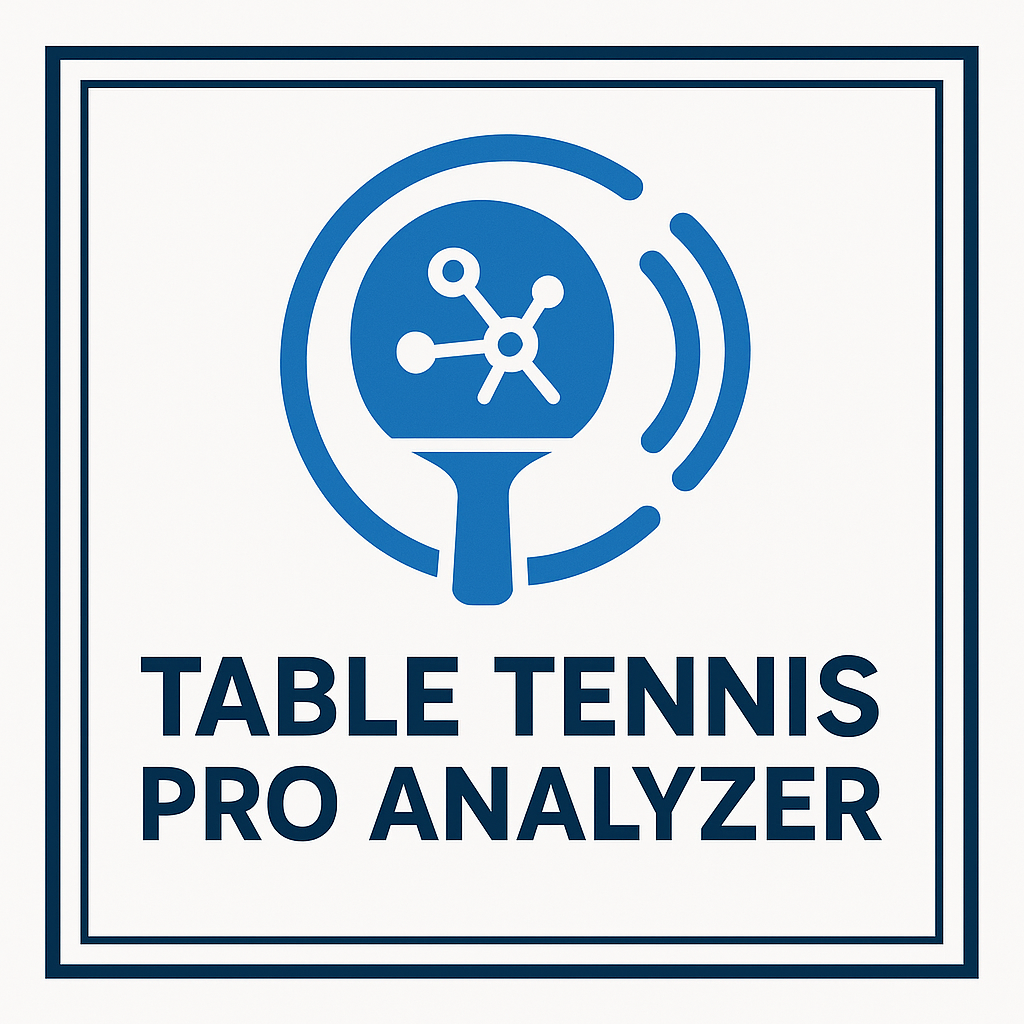 Table Tennis Pro Analyzer  - Product Hunt launch logo and brand identity