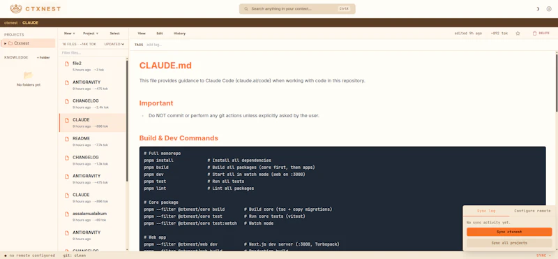 ctxnest screenshot 3