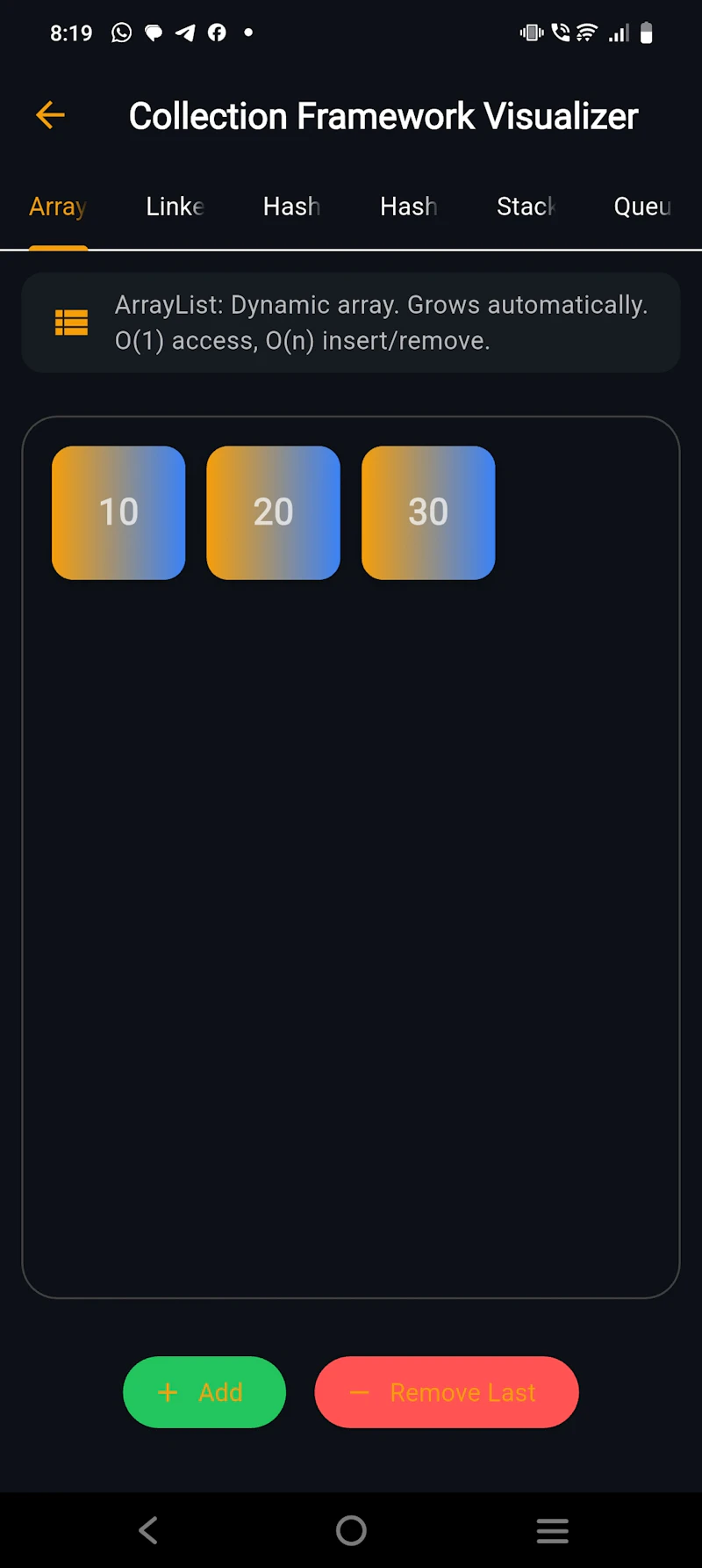 Java Visual Learning  screenshot 2